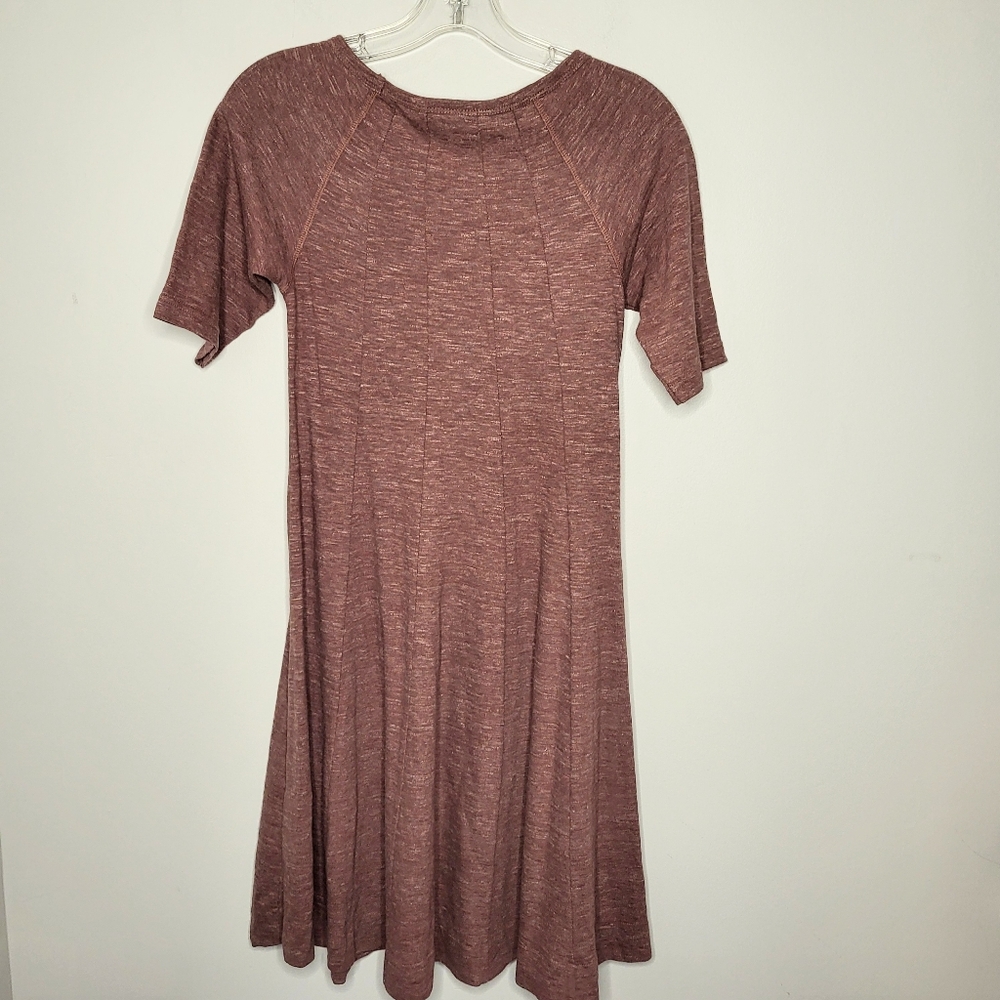 Ganni Red Jersey Swing T-Shirt Dress | Casual Chic Minimalist Style $195 Retail - Picture 2 of 9